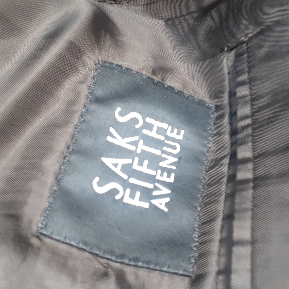 Saks fifth Avenue men's 100% cashmere blazer jacket size 42R - Picture 12 of 13
